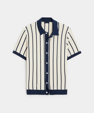 Russell | Men's Vertical Striped Button-Down Shirt