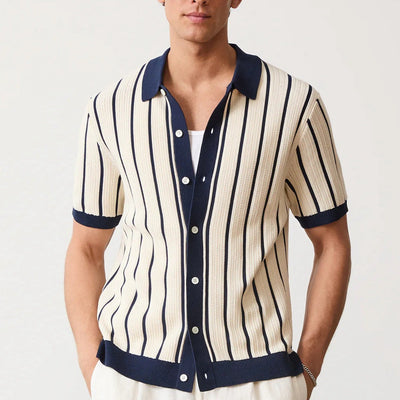Russell | Men's Vertical Striped Button-Down Shirt