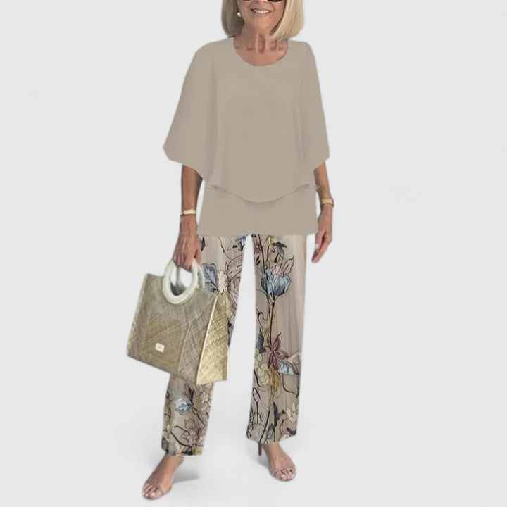 Bella | Women's Relaxed Fit Two-Piece Pant Set