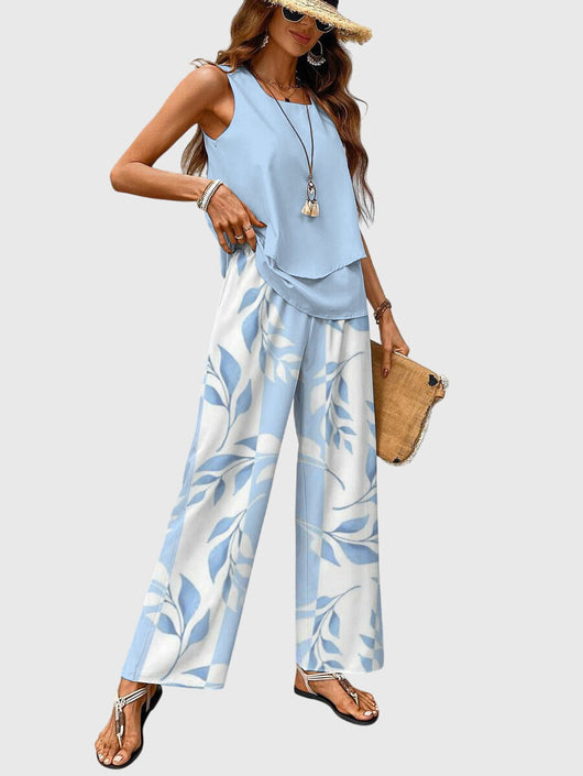 Leila | Women's Wide Leg Pant Set