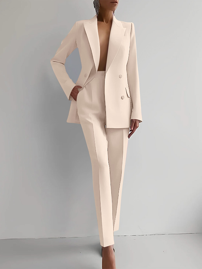 Noelle | Women's Double-Breasted Pant Suit