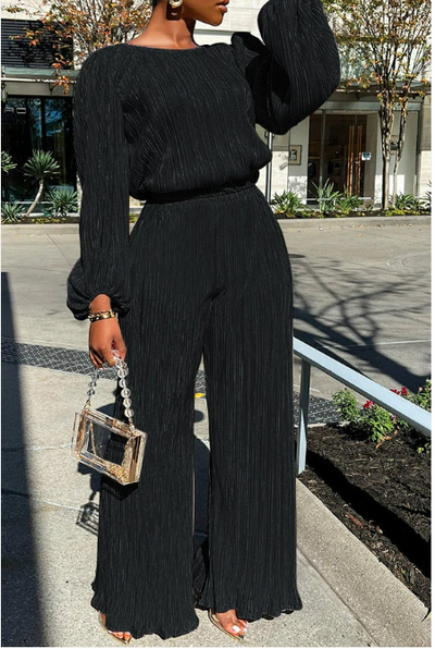 Pam | Women's Wide Leg Two-Piece Set